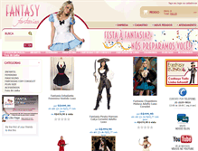 Tablet Screenshot of fantasyfantasias.com.br